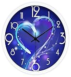 Sucastle® 12 in Metall DIY 3D Wanduhren Modern Design Acryl Wanduhren Wandtattoo Dekoration fürs Wohnzimmer Kinderzimmer Nostalgie Wanduhr ohne Tickgeräusche Wanduhr Europäische Vintage Handarbeit 3D Dekorative Zahnrad aus Holz