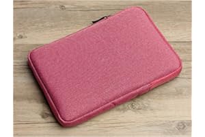 ENJOY-UNIQUE Protective Sleeve Bag Case Pouch Cover for Tolino vision 4 HD Tolino vision 3 HD Tolino shine 2 HD Tolino page (Rose Red)