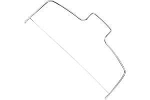 wilcractk Cortador de Tartas Ajustable de Acero Inoxidable – Divisor de Bases de Tartas con Cables Afilados, Fácil de Usar y Limpiar, Ideal para Pasteles y Panes (Largo 32,5 cm, Alto 17 cm)