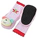 Bigood Baby Winter Soft Cartoon Animal Cotton Floor Socks Bear Pink