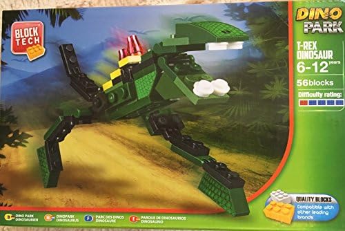 Block Tech T-Rex Dinosaur Dino Park