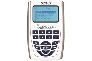 Globus | Genesy 600, Elettrostimolatore a 4 Canali con 149 Programmi, Prodotto Professionale per Utenti Esigenti e Professionisti della Riabilitazione