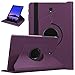 Produktbild Für Samsung Galaxy Tab S4 10.5 Hülle,Colorful 360 Grad Drehung Schutzhülle mit Multi-Winkel Standfunktion/Auto Wake/Sleep, Premium PU Leder Cover Tasche Kompatibel für Samsung Tab S4 10.5 Zoll SM-T830/ T835 Tablet ,Lila