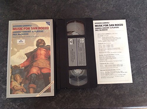 Preisvergleich Produktbild Gabrieli / Music for San Rocco (Vhs) Ah
