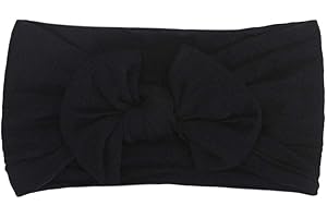 TOPGROWTH FASCIA Topgrowth Cerchietto per Capelli Neonata Cravatta a Farfalla Fascia per Capelli Turbante Nodo Elastico Traspirante Fascia Bimba