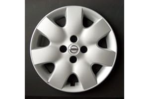 FARAD Jeu de 4 Enjoliveurs Neuf pour Nissan Micra 2002> / Note/Almera 2000-2006 / Primera 2000-2008 avec Roues Originales en 15 Pouces