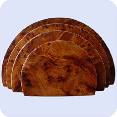 Briefhalter Briefbox Briefablage Letterbox Organizer Büro Schreibtischset Box Holz Thuja - 4