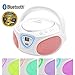 Produktbild Lauson CP451 Boombox Tragbarer Bluetooth Radio CD USB MP3 Radio (am/fm) mit Beleuchtung LED-Effekt