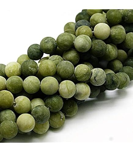 Perle di giada verde ghiaccio naturale perline rotonde allentate distanziatrici per gioielli che fanno accessori per collana braccialetto fai da te 4 6 8 10mm 15  36