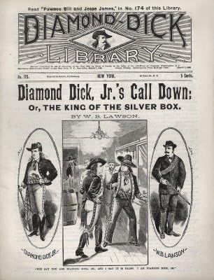Diamond Dick 2 Western Comic Cover - Quality Small Metal Sign