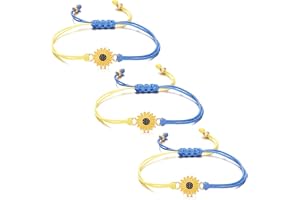 Vobumix Armband med Ukrainas flagga, Ukrainas symbol, flätat rep, patriotiska souvenirer, gåva till kvinnor män