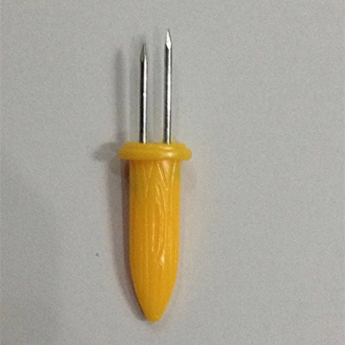 Grillzubehör, Maiskolbenhalter, bunt, für Spieße BBQ Twin Prong Zuckermais Halter Gabel Küche Werkzeug -10 Stk - 2