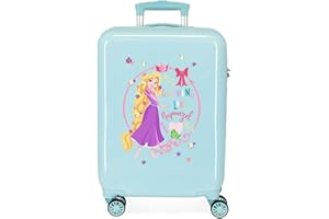 Disney Princess Celebration Cabin Suitcase Green 38 x 55 x 20 cm Rigid ABS Side Combination Closure 34L 2.6 kg 4 Wheels Double Hand Luggage