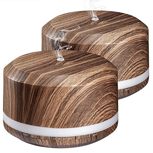 Luscreal Diffuseur d Huile Essentiel Electrique, 450ml Diffuseur Aromatherapie