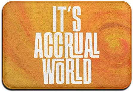 It's Accrual World Personalized Door Mats