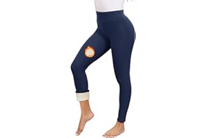 Decorie Leggins Termicos Mujer Invierno Mallas Termicas de Cintura Alta Forro Polar Pantalon Termico