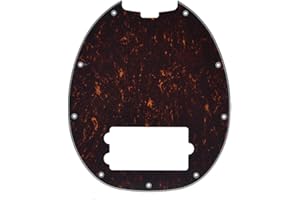 KAISH Bass Pickguard Fit for Musicman classic 4 string StingRay bass models Red Tortoise