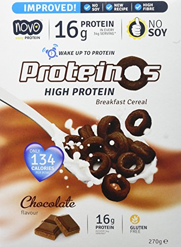 Novo Proteinos - Chocolate (Box of Cereal, 270 grams) - Protein Cereal
