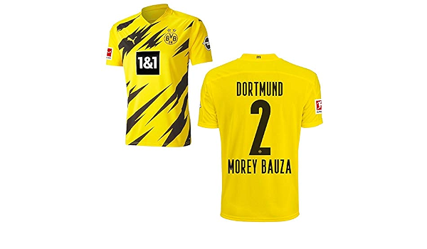 PUMA Borussia Dortmund BVB - Maglia da calcio 2020 2021, con logo Sponsor  BL, da uomo, per giocatori, colore: giallo : Amazon.it: Sport e tempo libero