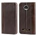 Produktbild Mulbess Leder Tasche im BookStyle und 3 Kartenfach für Lenovo Motorola Moto Z Play (2016 Model) Moto Z Play Hülle Flip Case Cover,Schokolade Braun