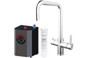 BUYAPARCEL 3 in 1 Instant Boiling Water Hot Cold Water Kitchen Tap Filter & Digital Tank