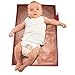 MELOBABY All-In-One Nappy Wallet and Change Mat (Red and Caramel)