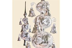 Lauschaer Glaskunst-Christbaumspitzen Christbaumspitze Old Germany-Trio (Silber) - Glas - Weihnachten - Traditionell