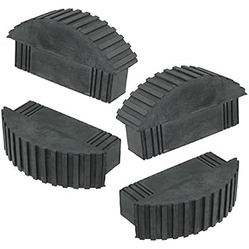 4 piedini in gomma per scale in legno, 9-12, dimensioni interne 72 x 23 mm, colore sabbia HB41