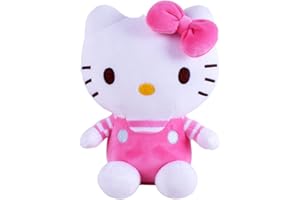 FYDZBSL Peluche de Hello Kitty Animal de Dibujos Animados Lindo Figura de Peluche Muñeca Alivio del Estrés Juguete Niños Juguetes Regalo De Cumpleaños Collectible para Adultos y Fanáticos 26cm