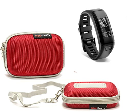 Preisvergleich Produktbild Navitech rote wasserdichte harte Uhrengehäuseabdeckung für die Garmin Vívosmart HR