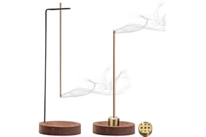 GMXJGZ Räucherstäbchen Halter, Räucherkegel Halter, Incense Stick holder, Modernes Design, Konische Spule, 9-Loch-Räuchergefäß, Räuchergefäß für Zuhause, Büro, Dekoration, Yoga, Meditation