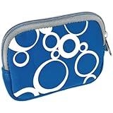 vyvy mobile&reg; stylische Neopren Universal Kameratasche f&uuml;r Kompaktkameras CIRCLES Schwarz