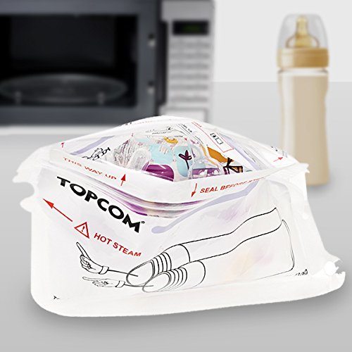 Preisvergleich Produktbild TopCom Mikrowellen-Sterilisationsbeutel für Babyflaschen