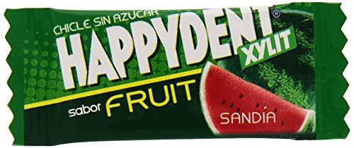 Happy Dent,Chicle Sin Azucar, sabor sandía,caja de 200 unds