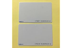 TECKEEN Lot de 10 cartes HID 1386LGGMN ISOProx II – 26 bits