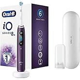 Oral-B iO Series 8 elektrikli diş fır&ccedil;ası, 6 temizleme modu, diş bakımı i&ccedil;in, mıknatıslı teknoloji, renkli ekran ve seyahat &ccedil;