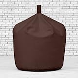 Chocolate Brown 100% Cotton Drill Gaming Seat Chair XL Extra Large Classic Bean Bag with Filling