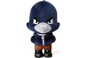 Klikkopers Brawl Stars Kuscheltiere, Brawl Stars Leon Kuscheltier, Brawl-Stars Plüschpuppe, Brawl-Stars Figuren, Brawl-Stars Plüschtiere, Brawl-Stars Plushies, Weihnachten Kleine Geschenke (Crow)