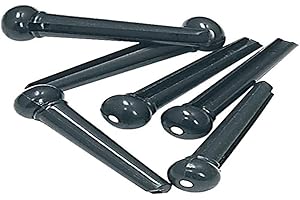FIRESTONE Gewa Piroli/Bridgepin, Senza Puntino, Plastica PVC, Set da 6 Pezzi, Nero