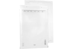 Lot de 10 enveloppes à bulles - Enveloppes d'expédition - Bantex - H8 (290 x 370 mm) - 18/H - Blanches - Avec fermeture autocollante