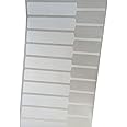 BAR-CODING TECH®, 100mm X 15mm Jewellery Label Tag, Matte Finish, Partial Gum/Half Gum, Printable 65mm x 15mm, 1 Roll of 2000 Labels
