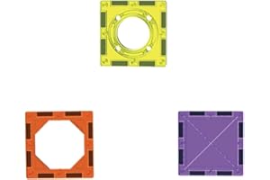 morkka Blocs de Construction magnétiques de Luxe, Jouets STEM pour Enfants, Ensemble de Blocs de Construction de Jouets éducatifs 3D 3-12 Cadeaux pour garçons et Filles (Square Set)