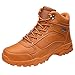 Produktbild Suitray Herren Stiefel Leder Cool Luxus Turnschuhe Sportschuhe Sneaker Herbst Winter Männer Warm Stiefeletten Schuhe Mode Laufschuhe Sport Schuhe Freizeitschuhe Sneaker Boots Stiefel