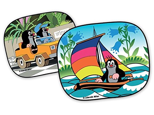 Der Kleine Maulwurf Sonnenschutz für das Autofenster (2 Stück) – Motiv: Auto - 2