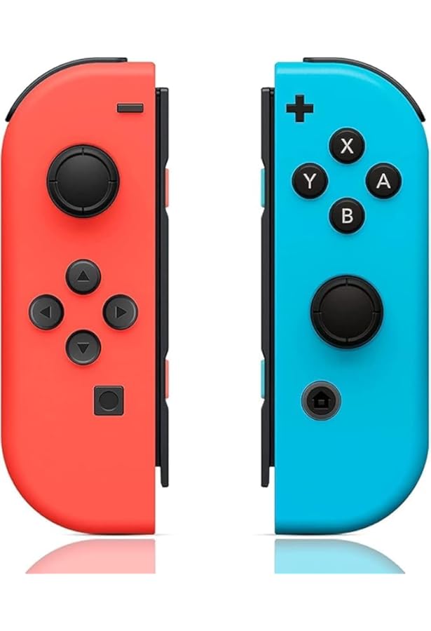 Joy-con (L) Neon Red / (R) Neon Blue Controller for Nintendo