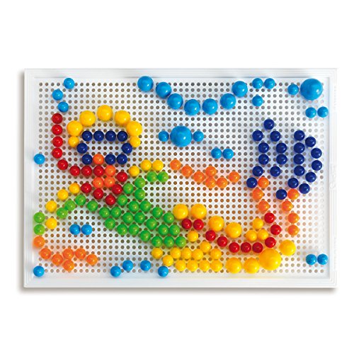 Quercetti Fanta Color Gross Buntes Steckspiel 0950 mit Transport box - 4