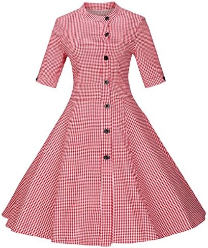 In autumn and winter retro cuff large apron Skirt, red ,3XL