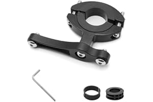 YunBey Adaptateur de Porte Bidon VTT Porte Bouteille de Vélo en Alliage D'aluminium Support Gourde Velo pour Vélo de Montagne Poussettes et Fauteuils Roulants, Noir