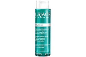 Uriage Hyseac Tonico Peeling Purificante con 2,9% AHA e tecnologia Pore Refiner - Restringe i pori, elimina i punti neri e uniforma la grana della pelle - Senza risciacquo - 250ml