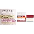 L'Oreal Age Perfect Golden Age Rosy Glow & Radiance Tinted Day Cream, Face Cream Moisturiser, Skin Care for Mature Skin, 50 ml & Revitalift Day Cream, Anti-Wrinkle Moisturiser, SPF 30, 50 ml